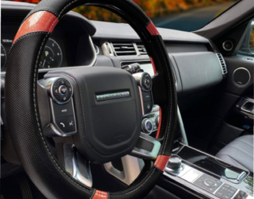 T-Rex Black Steering Wheel Cover